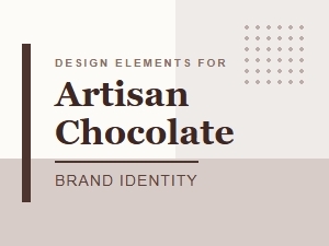Crafting Identity with Artisan Chocolate Typography