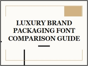 A Guide to Luxury Packaging Script Fonts