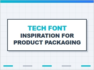 Modern Tech Font Inspiration for Product Packaging